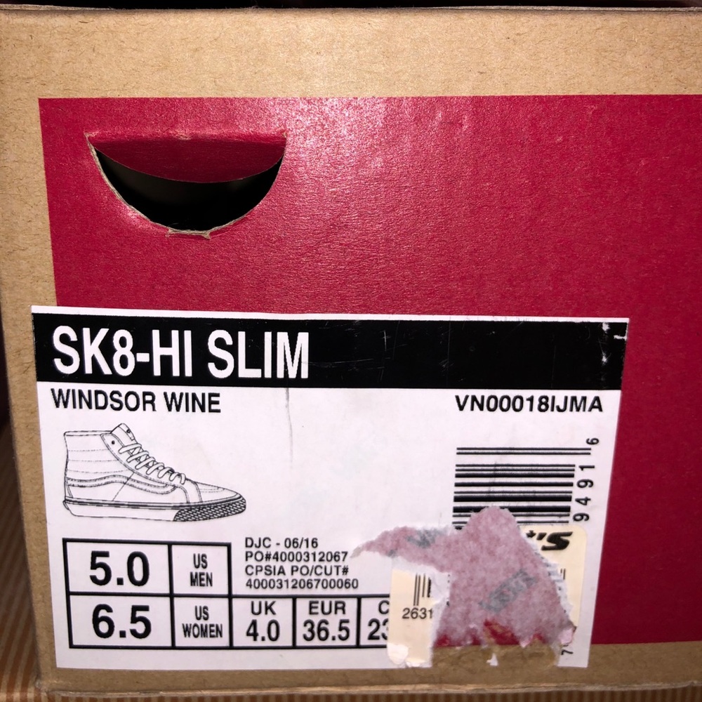 Vans high tops sz 6.5 - Picture 3 of 3